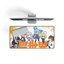 Load image into Gallery viewer, Isekai Quartet Mouse Pad (Desk Mat) On Desk