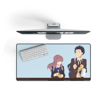 Load image into Gallery viewer, Koe No Katachi Mouse Pad (Desk Mat) On Desk