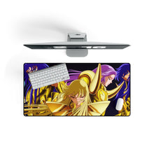 Load image into Gallery viewer, Golden Saints Mouse Pad (Desk Mat) On Desk
