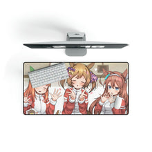 Load image into Gallery viewer, Mihono Bourbon, Silence Suzuka & Smart Falcon Mouse Pad (Desk Mat)