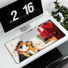 Load image into Gallery viewer, High School DxD Issei Hyoudou, Asia Argento Mouse Pad (Desk Mat) With Laptop