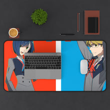 Load image into Gallery viewer, Darling In The FranXX Mouse Pad (Desk Mat) With Laptop