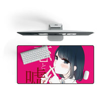 Load image into Gallery viewer, Love and Lies Mouse Pad (Desk Mat) On Desk