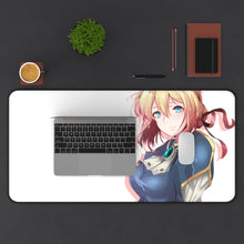 Load image into Gallery viewer, Violet Evergarden Violet Evergarden, Violet Evergarden Mouse Pad (Desk Mat) With Laptop