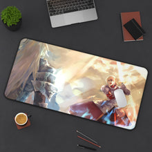 Load image into Gallery viewer, Fate/Apocrypha Siegfried, Saber Of Black, Saber Of Red Mouse Pad (Desk Mat) On Desk