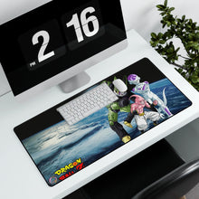 Load image into Gallery viewer, Frieza, Cell, Buu and Earth Mouse Pad (Desk Mat) With Laptop