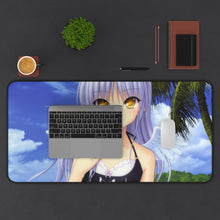 Load image into Gallery viewer, Angel Beats! Kanade Tachibana Mouse Pad (Desk Mat) With Laptop