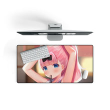 Load image into Gallery viewer, Chika Fujiwara Mouse Pad (Desk Mat) On Desk