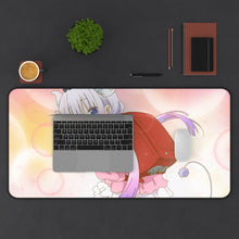 Load image into Gallery viewer, Miss Kobayashi's Dragon Maid Kanna Kamui, Kobayashi San Chi No Maid Dragon Mouse Pad (Desk Mat) With Laptop