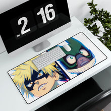 Load image into Gallery viewer, My Hero Academia Izuku Midoriya, Katsuki Bakugou Mouse Pad (Desk Mat) With Laptop