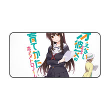 Load image into Gallery viewer, Saekano: How To Raise A Boring Girlfriend Mouse Pad (Desk Mat)