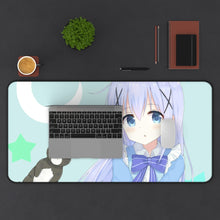 Load image into Gallery viewer, Is The Order A Rabbit? Mouse Pad (Desk Mat) With Laptop