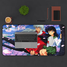 Load image into Gallery viewer, InuYasha Mouse Pad (Desk Mat) With Laptop