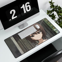 Load image into Gallery viewer, Maho NIshzumi "Civilian Style" (Girls und Panzer) Mouse Pad (Desk Mat) With Laptop