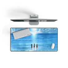 Load image into Gallery viewer, 3 friends contemplating the ocean Mouse Pad (Desk Mat) On Desk