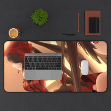 Load image into Gallery viewer, Kurumi Mouse Pad (Desk Mat) With Laptop