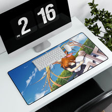 Load image into Gallery viewer, Magical Girl Lyrical Nanoha Mouse Pad (Desk Mat) With Laptop