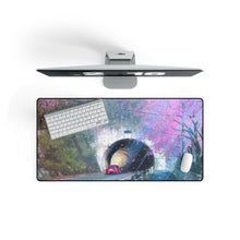 Load image into Gallery viewer, Scenic drive through the cherry blossoms Mouse Pad (Desk Mat) On Desk