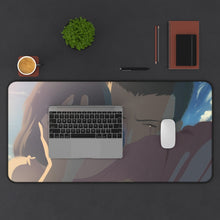 Load image into Gallery viewer, The Garden Of Words Mouse Pad (Desk Mat) With Laptop