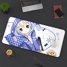 Load image into Gallery viewer, Is The Order A Rabbit? Mouse Pad (Desk Mat) On Desk