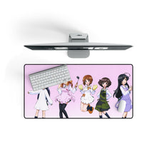 Load image into Gallery viewer, Girls und Panzer Mouse Pad (Desk Mat) On Desk