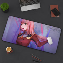 Load image into Gallery viewer, Darling In The FranXX Mouse Pad (Desk Mat) On Desk