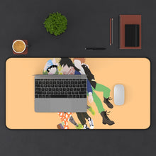 Load image into Gallery viewer, Mob Psycho 100 Shigeo Kageyama, Ritsu Kageyama, Teruki Hanazawa Mouse Pad (Desk Mat) With Laptop