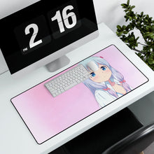 Load image into Gallery viewer, EroManga-Sensei Mouse Pad (Desk Mat) With Laptop