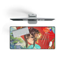 Load image into Gallery viewer, Anime Girl Mouse Pad (Desk Mat) On Desk