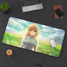 Load image into Gallery viewer, Saber (Fate Series) Mouse Pad (Desk Mat) On Desk