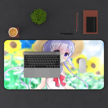 Load image into Gallery viewer, Is The Order A Rabbit? Mouse Pad (Desk Mat) With Laptop