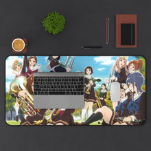 Load image into Gallery viewer, Sound! Euphonium Kumiko Oumae, Reina Kousaka, Hazuki Katou, Sapphire Kawashima, Asuka Tanaka Mouse Pad (Desk Mat) With Laptop