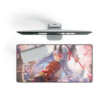 Load image into Gallery viewer, Anime, Girl, Warrior, Samurai, Fantasy, Mouse Pad (Desk Mat)