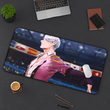 Load image into Gallery viewer, Yuri!!! On Ice Victor Nikiforov Mouse Pad (Desk Mat) On Desk