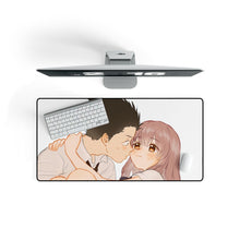 Load image into Gallery viewer, Koe No Katachi Mouse Pad (Desk Mat) On Desk