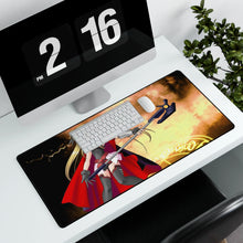 Load image into Gallery viewer, Magical Girl Lyrical Nanoha Mouse Pad (Desk Mat) With Laptop