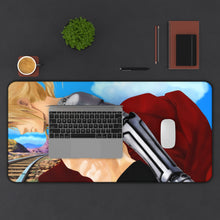 Load image into Gallery viewer, Anime FullMetal Alchemist Mouse Pad (Desk Mat) With Laptop