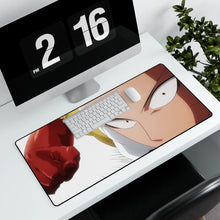 Load image into Gallery viewer, Anime One-Punch Man Mouse Pad (Desk Mat) With Laptop