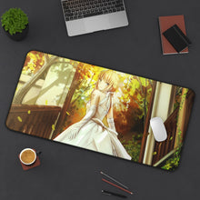 Load image into Gallery viewer, Fate/Zero Saber Mouse Pad (Desk Mat) On Desk