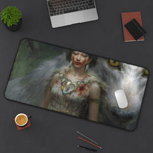 Load image into Gallery viewer, Princess Mononoke Mouse Pad (Desk Mat) On Desk