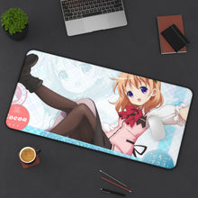 Load image into Gallery viewer, Is The Order A Rabbit? Mouse Pad (Desk Mat) On Desk