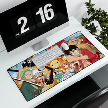 Load image into Gallery viewer, Luffy's crew Mouse Pad (Desk Mat) With Laptop