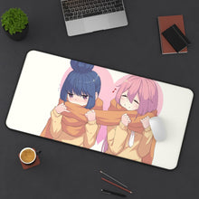 Load image into Gallery viewer, Laid-Back Camp Mouse Pad (Desk Mat) On Desk