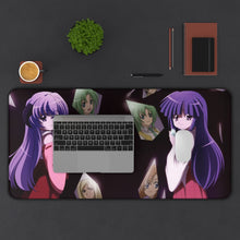 Load image into Gallery viewer, When They Cry Furude Rika, Sonozaki Shion, Sonozaki Mion, Maebara Keiichi, Takano Miyo Mouse Pad (Desk Mat) With Laptop