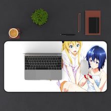 Load image into Gallery viewer, Gamers! Karen Tendou, Chiaki Hoshinomori Mouse Pad (Desk Mat) With Laptop