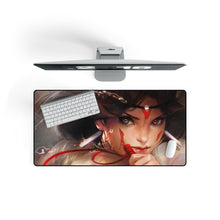 Load image into Gallery viewer, Princess Mononoke Mouse Pad (Desk Mat) On Desk