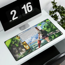 Load image into Gallery viewer, Anime School Girl Walking Mouse Pad (Desk Mat)
