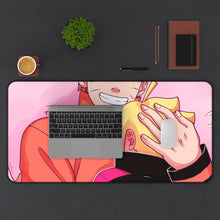 Load image into Gallery viewer, Boruto Mouse Pad (Desk Mat) With Laptop