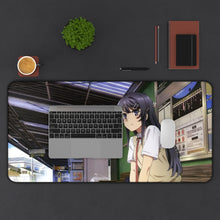 Load image into Gallery viewer, Train Station Mouse Pad (Desk Mat) With Laptop