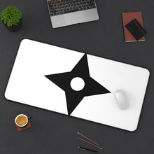 Load image into Gallery viewer, Fūma Clan Symbol Mouse Pad (Desk Mat) On Desk